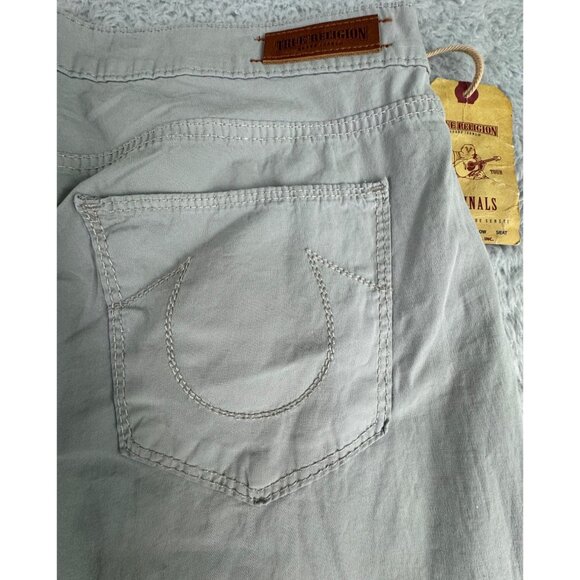 True Religion Womens 29 Brianna Pants Rare Vtg 2003 NWT Gray 90s Y2K Made-USA - Picture 13 of 16